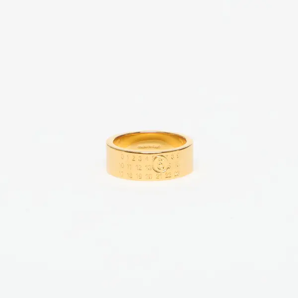 MM6 Maison Margiela Prsten MM6 Ring Yellow Gold Polished 8