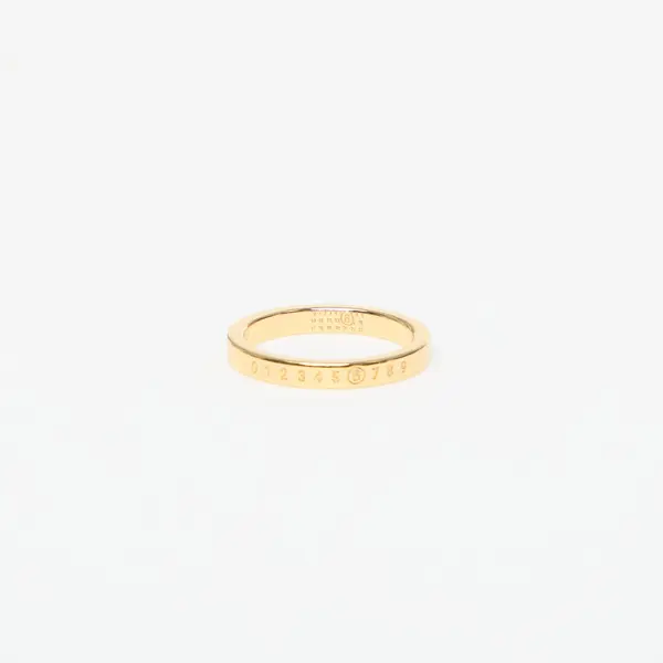 MM6 Maison Margiela Prsten MM6 Ring Yellow Gold Polished 9