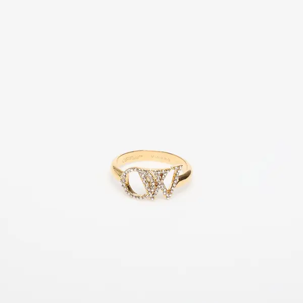 Off-White Prsten Off-White Ow Ring With Strass Gold/ Silver 54