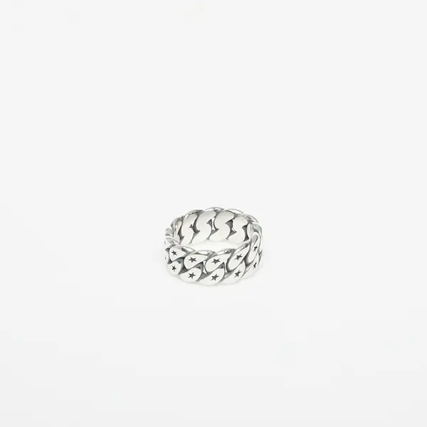 TwoJeys Prsten TwoJeys Cuban Monogram Ring Silver 64 mm