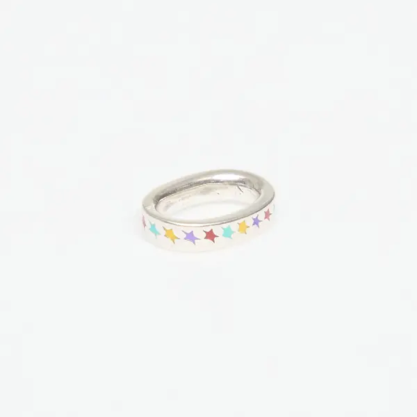 TwoJeys Prsten TwoJeys Enameled Multicolor Icon Link M Silver Universal