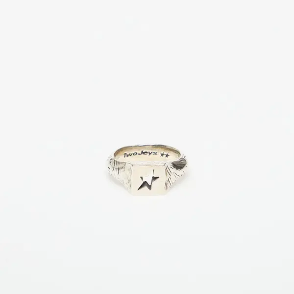 TwoJeys Prsten Twojeys Hollow Star Ring Silver 64 mm