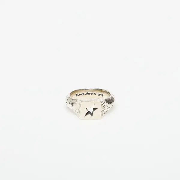 TwoJeys Prsten Twojeys Hollow Star Ring Silver 64 mm
