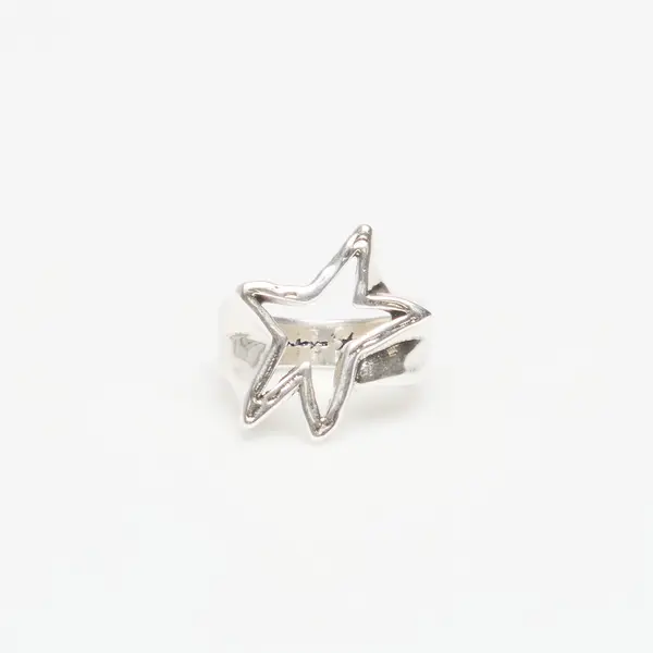 TwoJeys Prsten TwoJeys Ignorant Empty Star Ring Silver 56 mm