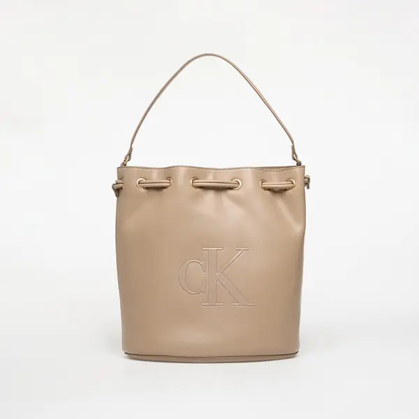 Calvin Klein Ručna torbica Calvin Klein Bold Ck Large Bucket Bag Dove Grey Universal