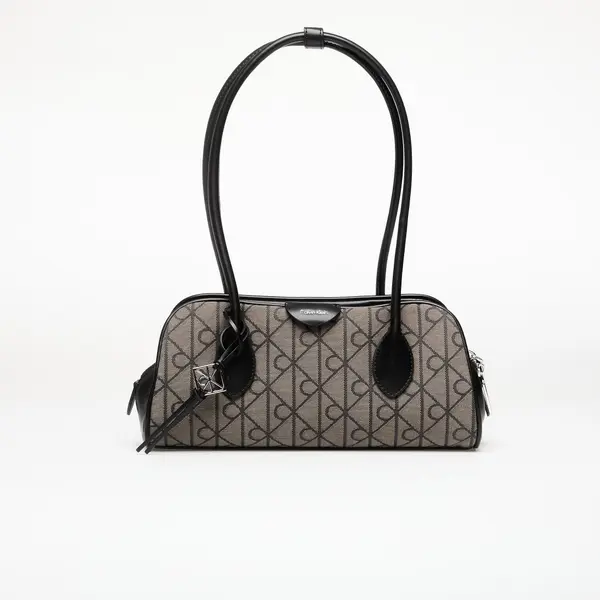 Calvin Klein Ručna torbica Calvin Klein Emblem Trio Jacquard Shoulder Ba Lotus Beige/ Black/ Aop Jacquard Universal