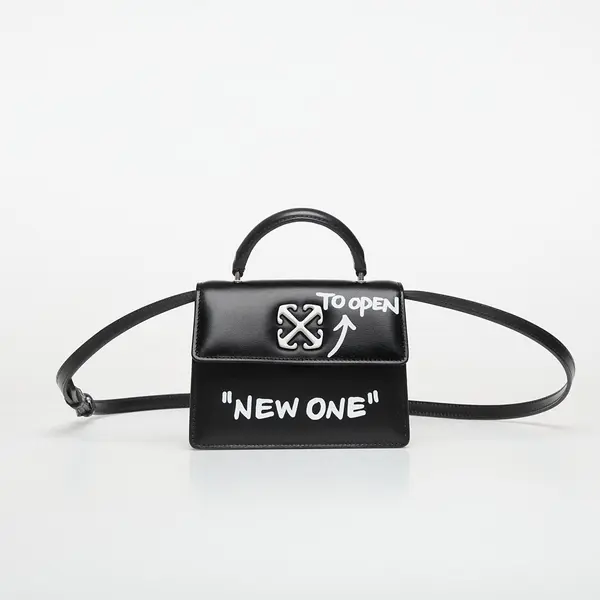 Off-White Ručna torbica Off-White Jitney Baby Quote Black Universal