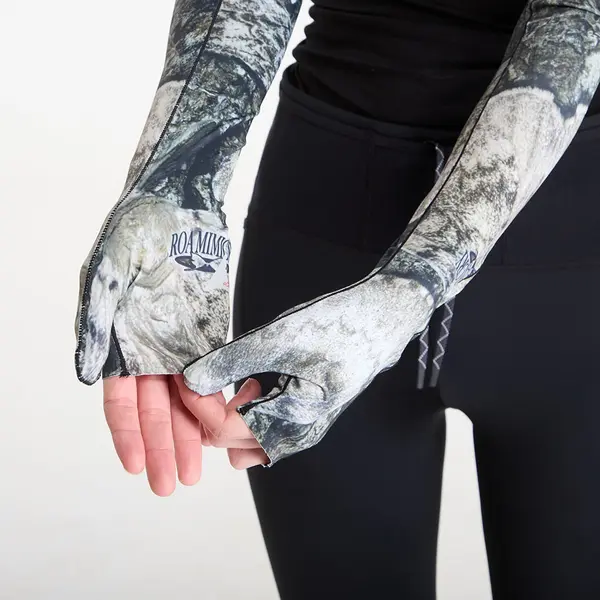 ROA Rukavica ROA Tatli UPF Plus 50 Arm Sleeves Brown L-XL