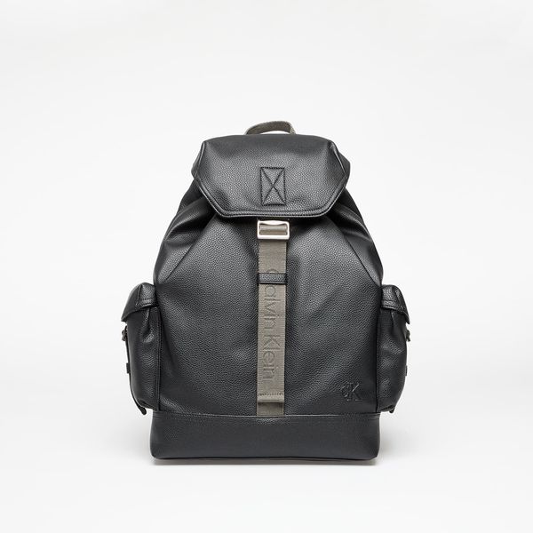 Calvin Klein Ruksak Calvin Klein Jeans Cargo Flap Backpack Black Universal