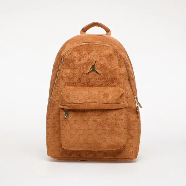 Jordan Ruksak Jordan JAM Suede Monogram Backpack Cognac Universal