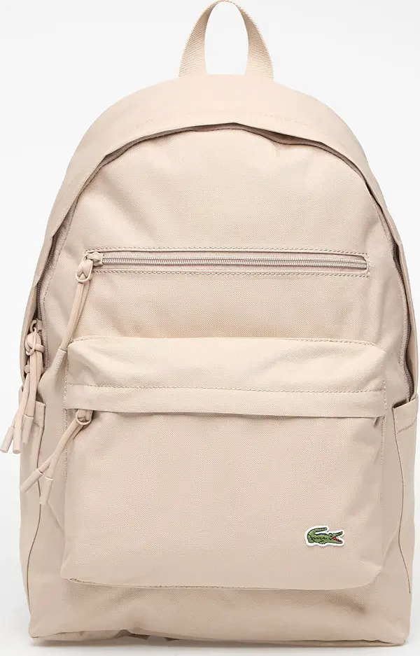 LACOSTE Ruksak LACOSTE Backpack Black/ Corrida-Black-White Universal