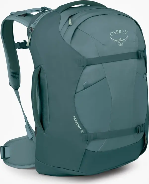 Osprey Ruksak Osprey Farpoint 40 Cascade Blue/ Torrent Blue Universal