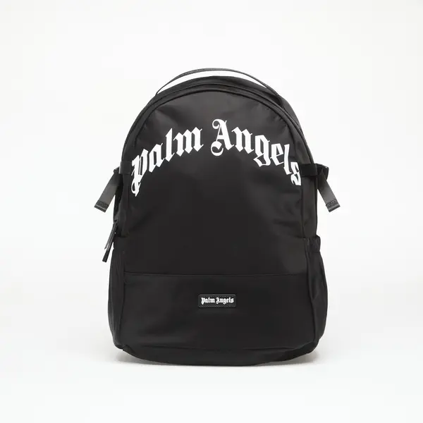 Palm Angels Ruksak Palm Angels Curved Logo Backpack Black/ Off White Universal