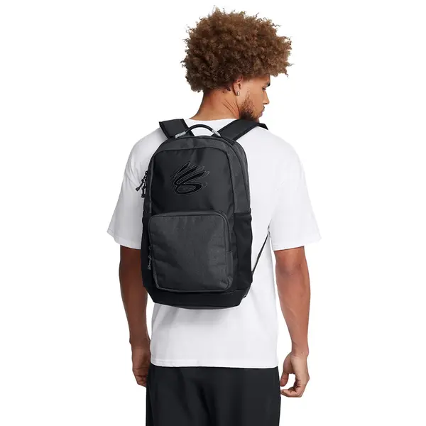 Under Armour Ruksak Under Armour Curry Splash Backpack Black/ Jet Gray Full Heather/ Black Universal