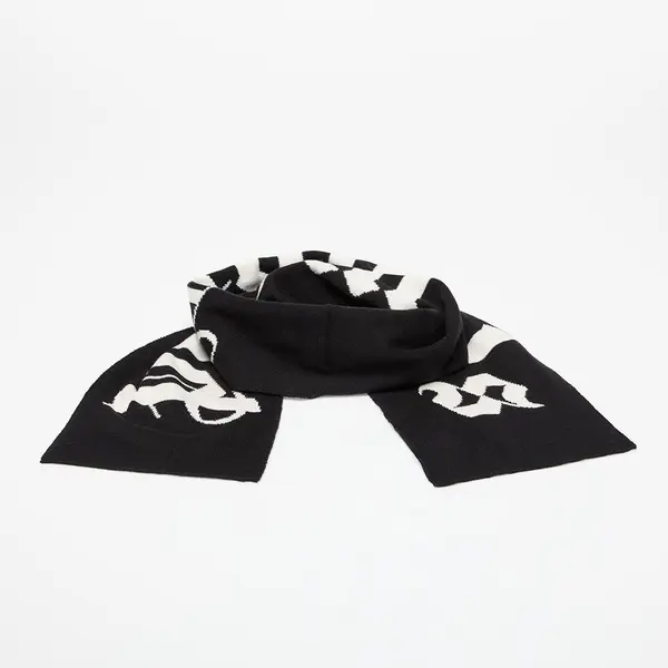 Palm Angels Šal Palm Angels Logo Knit Scarf Black/ Off White Universal