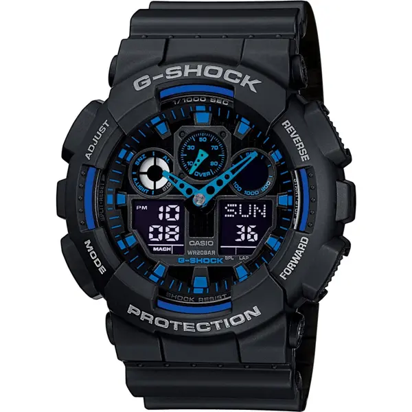 Casio Satovi Casio G-Shock GA 100-1A2ER Black/ Blue Universal
