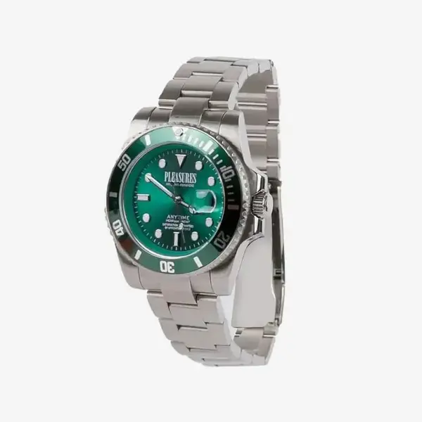 PLEASURES Satovi PLEASURES Anytime Watch Silver/Green Universal
