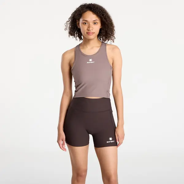 SAYSKY SAYSKY W Combat Rib Crop Top Taupe XS