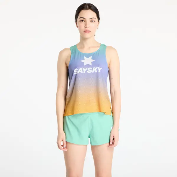 SAYSKY SAYSKY W Drip Dye Flow Air Singlet Purple Aop S
