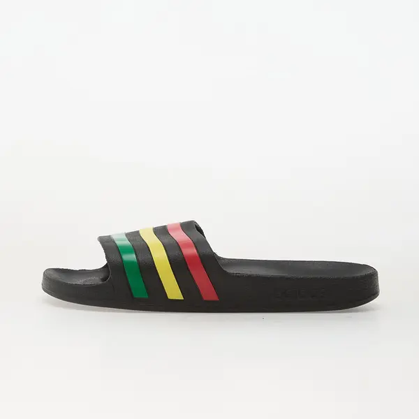 adidas Originals Sneakers adidas Adilette Aqua Slides Core Black/ Green/ Pure Ruby EUR 40.5