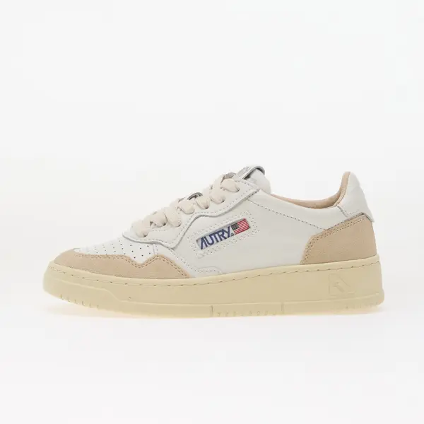 Autry Sneakers Autry Medalist Low Wom White Leather/ Beige Suede EUR 36