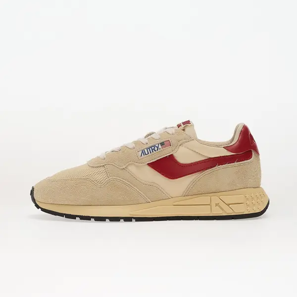 Autry Sneakers Autry Reelwind Low Man Suede/ Net Ecru/ Red EUR 41
