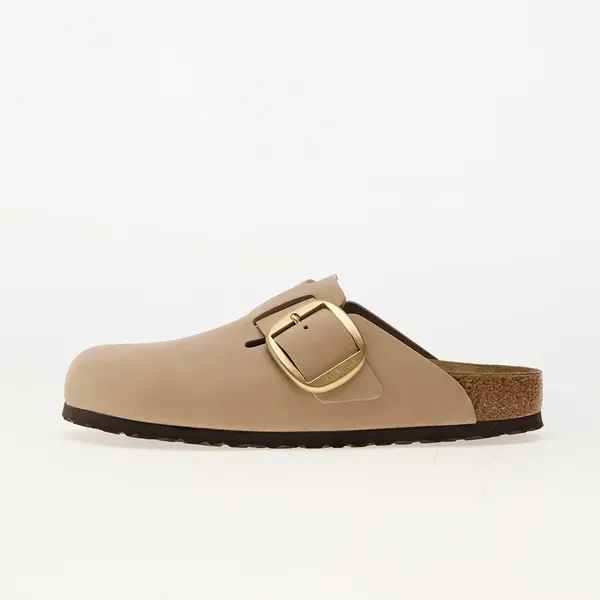 Birkenstock Sneakers Bieknstock Boston Big Buckle Leather Nubuck Sandcastle EUR 41