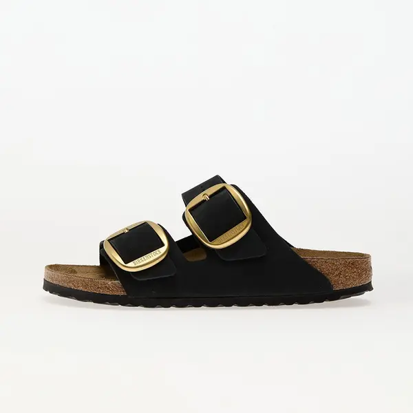Birkenstock Sneakers Birkenstock Arizona Big Buckle Nubuk Leather Black EUR 41