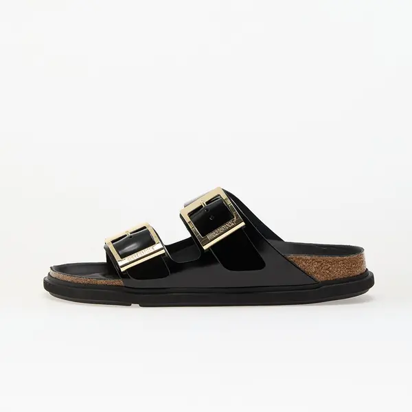 Birkenstock Sneakers Birkenstock Arizona Droplet Buckle Natural Leather Patent High-Shine Black EUR 38