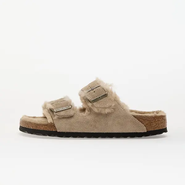 Birkenstock Sneakers Birkenstock Arizona Shearling Suede Leather/ Fur Taupe EUR 41