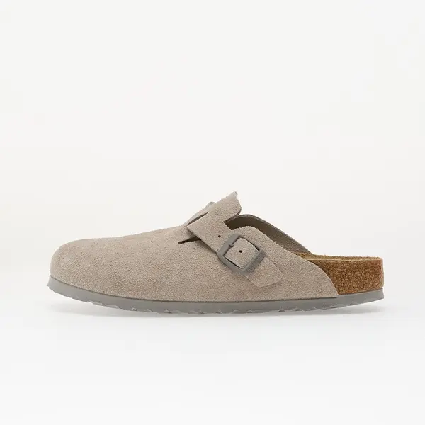 Birkenstock Sneakers Birkenstock Boston Soft Footbed Suede Leather Unisex Stone Coin EUR 39