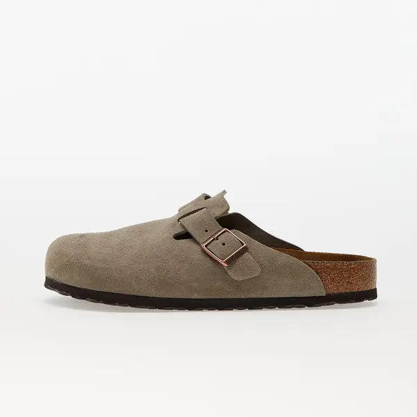 Birkenstock Sneakers Birkenstock Boston Soft Fotbed Velvet Leather Taupe EUR 46