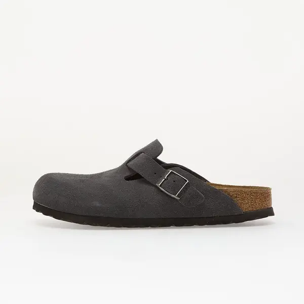 Birkenstock Sneakers Birkenstock Boston Suede Leather Charcoal EUR 38