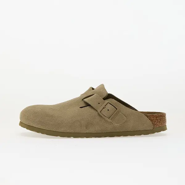 Birkenstock Sneakers Birkenstock Boston Suede Leather Faded Khaki EUR 39