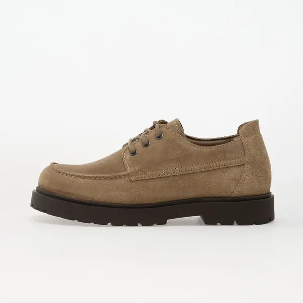 Birkenstock Sneakers Birkenstock Highwood Moc Lace Low Suede Leather Gray Taupe EUR 39