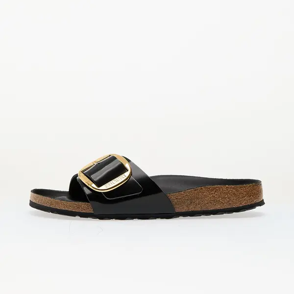 Birkenstock Sneakers Birkenstock Madrid Big Buckle Natural Leather Patent Nappa Glamour EUR 38