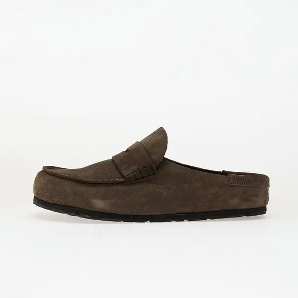 Birkenstock Sneakers Birkenstock Naples Wrapped Suede Leather Concrete Gray EUR 46
