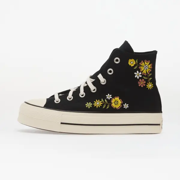 Converse Sneakers Chuck Taylor All Star Lift Embroidered Flowers - Converse Black/ Egret/ Bright Outlook EUR 42