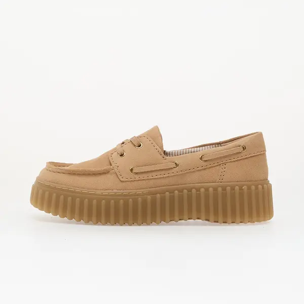 Clarks Sneakers Clarks Torhill Boat Beige Suede EUR 38