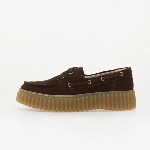 Clarks Sneakers Clarks Torhill Boat Dark Brown Suede EUR 39