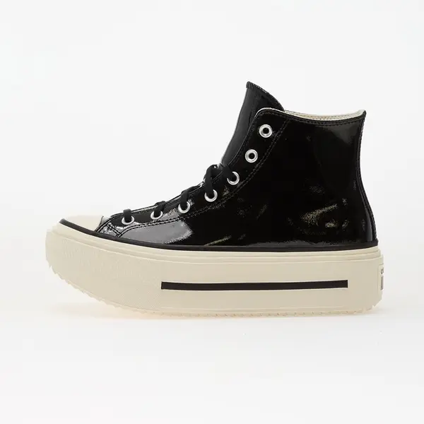 Converse Sneakers Converse Chuck Taylor All Star Lift Double Stack Platform Patent Leather Hi Black/ Egret/ Black EUR 41