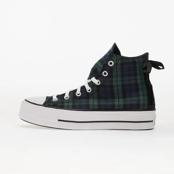 Converse Sneakers Converse Chuck Taylor All Star Lift Platform Plaid Hi Navy/ Black/ White EUR 36