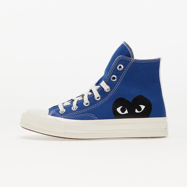 Comme des Garçons Sneakers Converse x Comme des Garçons PLAY Chuck 70 Hi Blue/ Black/ Egret EUR 41.5