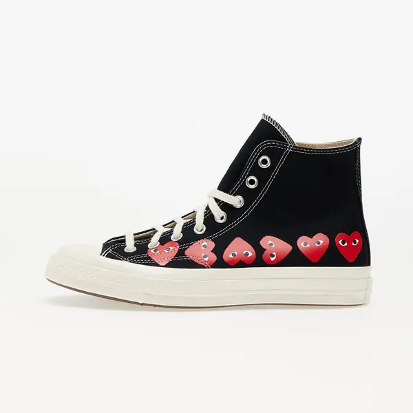 Comme des Garçons PLAY Sneakers Converse x Comme des Garçons PLAY Chuck 70 Hi Multi Heart Black/ Hi Risk Red/ Egret EUR 41.5