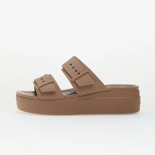 Crocs Sneakers Crocs Brooklyn Buckle Low Wedge Latte EUR 36-37