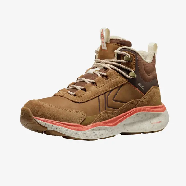 KEEN Sneakers KEEN Leiki Leather Mid Wp Women Chipmunk/ Birch EUR 42
