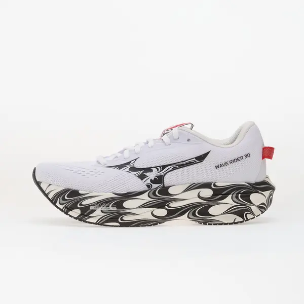 Mizuno Sneakers Mizuno WAVE RIDER 30 Disclosure White/ Black/ High Risk Red EUR 43