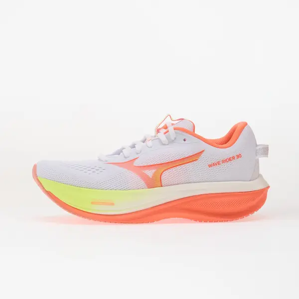 Mizuno Sneakers Mizuno WAVE RIDER 30 White/ Flamingo Coral/ Lime Pulp EUR 38