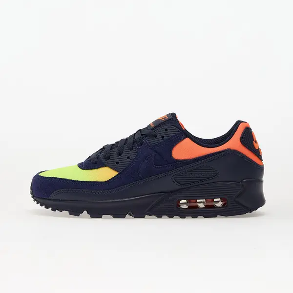 Nike Sneakers Nike Air Max 90 Lemon Venom/ Blackened Blue-Hyper Crimson-Laser Orange EUR 45