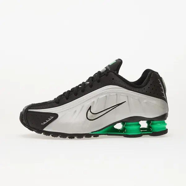 Nike Sneakers Nike Shox R4 Mtlc Silver/ Mtlc Silver-Black-Green Shock EUR 44